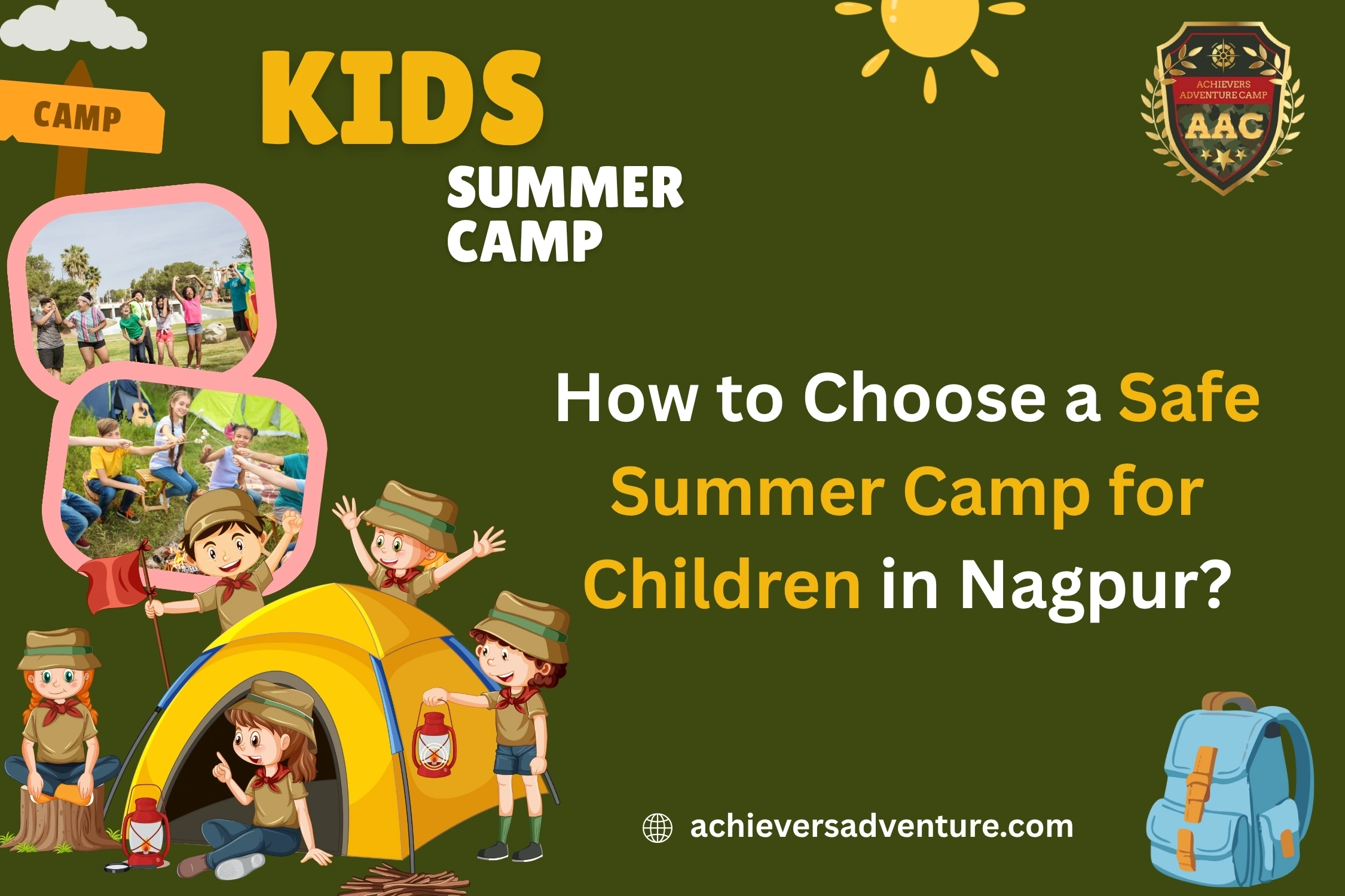 Safe summer camp for children in Nagpur
